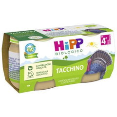 Hipp curcan bio omogenizat 2 bucăți 80 g,