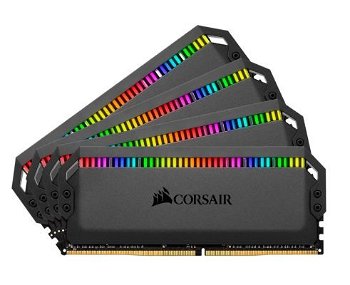 Memorie Corsair DOMINATOR PLATINUM XMP 2.0 Black Heatspreader, DDR4, 3600MHz 64GB (4x16GB), CL18, RGB