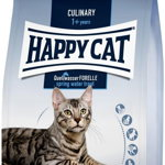 Happy Cat Culinary Spring Water Trout, hrana uscata, pentru pisici adulte, pastrav, fara pui, 4 kg, punga, Happy Cat