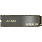 SSD LEGEND 850 512 GB - SSD - M.2 - PCIe 4.0 x4, dark grey/gold, ADATA
