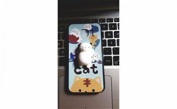 Husa Animal 4D Cat Samsung S6