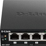 Switch D-Link DGS-1005P, 5x 10/100/1000, 10 Gbps, D-Link