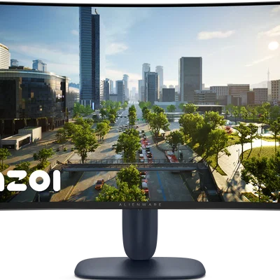 Monitor curbat Dell 32" 180Hz VA Alienware WQHD AMD FreeSync negru