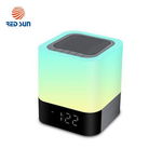 Boxa portabila si lampa Red Sun DY-28 cu touch, ceas alarma si Bluetooth albastru, RS-DY-28