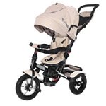 Tricicleta copii multifunctionala BERTONI-LORELLI Neo Air LOR5517, 12 luni+, bej-negru
