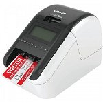Imprimanta etichete Brother QL-820NWB, termica, Wi-Fi, Bluetooth, 176mm/sec, 300dpi, negru/gri
