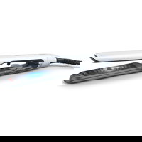 Placa de par Placa de indreptat parul Philips Prestige BHS515/00, tehnologie ThermoShield, placi infuzate cu ulei de argan, 230°C, ingrijire ioni, 12 setari temperatura, husa termorezistenta, Alb perlat