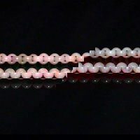 Colier rodonit roz sfere 6mm, StoneMania Bijou