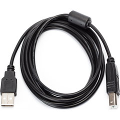 USB 2.0 tip A Male - USB 2.0 tip B Male 1.8m, negru, Spacer USB 2.0 tip A Male - USB 2.0 tip B Male 1.8m, negru, Spacer