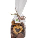 Bezele invelite in ciocolata si biscuiti in forma de inima - Sachet coeur biscuit & guimauve, LesGourmandisesdeSophie