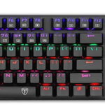 Tastatura gaming mecanica T-Dagger Naxos iluminare rainbow neagra