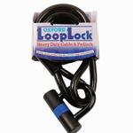 Cablu armat cu lacat Loop Lock 10mmx2.0m, Fumuriu