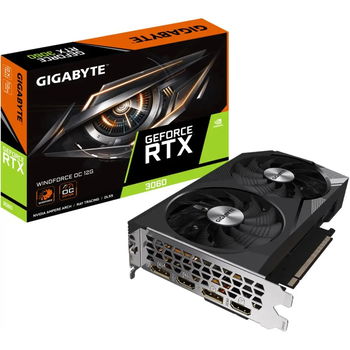 Placa video Gigabyte nVidia GeForce RTX 3060 Windforce OC V2 12GB