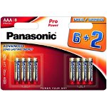 Baterie Pro Power AA pack of 8, Panasonic