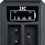 Încărcător pentru cameră JJC Încărcător USB dublu canal pentru Fuji NP-W126 / NP-W126S, JJC