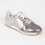 Pantofi sport PEPE JEANS argintii, Ls30798, din piele ecologica