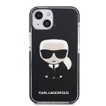 Husa Karl Lagerfeld KLHCP13MTPEIKK compatibila cu iPhone 13, hardcase Iconik Karl, Negru