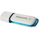 Stick USB Philips FM16FD75B/00, 16GB, Editia Snow, USB 3.0 (Alb/Albastru), Philips