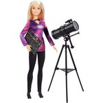 Mattel - Papusa Barbie Astrofizician , National geographic, Multicolor