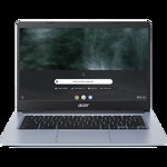 Laptop Acer Chromebook 314 CB314-1H (Procesor Intel® Celeron® N4120 (4M Cache, up to 2.60 GHz), Gemini Lake Refresh, 14" HD, 4GB, 64GB eMMC, Intel® UHD Graphics 600, Chrome OS, Argintiu)