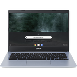 Laptop Acer Chromebook 314 CB314-1H (Procesor Intel® Celeron® N4120 (4M Cache, up to 2.60 GHz), Gemini Lake Refresh, 14" HD, 4GB, 64GB eMMC, Intel® UHD Graphics 600, Chrome OS, Argintiu)