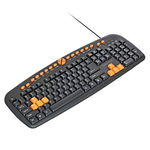 Tastatura cu fir Promate EasyKey-2, Quiet Keys, USB, Negru