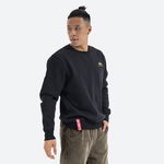 Alpha Industries Basic Sweater Small Logo Foil Print 188307FP 583, Alpha Industries