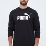 Puma bluza barbati, culoarea negru, cu imprimeu, Puma