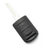 Carcasa cheie Opel Carguard, 2 butoane, lama pe stanga, model 1, Negru, Carguard