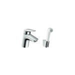 Baterie lavoar Hansgrohe Logis cu dus pentru igiena intima, fara ventil - 71290000, Hansgrohe