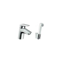 Baterie lavoar Hansgrohe Logis cu dus pentru igiena intima, fara ventil - 71290000, Hansgrohe Baterie lavoar Hansgrohe Logis cu dus pentru igiena intima, fara ventil - 71290000, Hansgrohe
