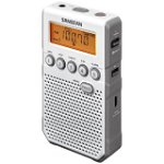 Sangean Sangean DT-800W Radio de Buzunar cu Difuzor Digital, FM-RDS, Alb, Sangean