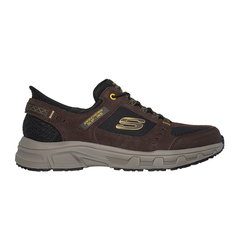 Pantofi Slip-Ins de plasa cu garnituri de piele intoarsa pentru drumetii Oak Canyon - Maro, Skechers