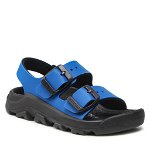 Sandale copii, Birkenstock, Piele sintetica, Negru/Albastru, 27