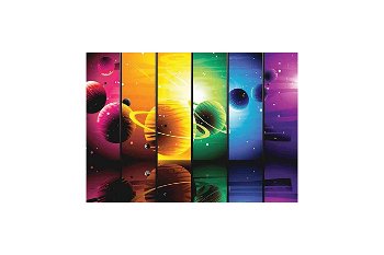 Puzzle Gold Puzzle - Planets Illustration, 1500 piese (Gold-Puzzle-61444), Gold Puzzle