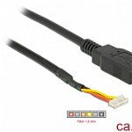 Cablu USB la Serial TTL 6 Pini WR-WTB 2.2 m 3.3V, Delock 84957, Delock