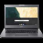 Ultrabook Acer Chromebook 714 CB714-1WT, Intel Core i3-8130U, 14inch Touch, RAM 8GB, eMMC 128GB, Intel UHD Graphics 620, Chrome OS, Grey