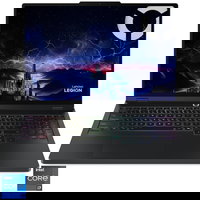 Laptop Gaming Lenovo Legion Pro 5 16IRX10 cu procesor Intel® Core i9-14900HX pana la 5.8GHz, 16'', WQXGA, IPS, 240Hz, 32GB DDR5 RAM, 2TB SSD, NVIDIA® GeForce RTX™ 5070 8GB GDDR7, No OS, Eclipse Black, 3y on-site Premium Care