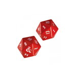 Set Zaruri UP - Heavy Metal Red and White D20 Dungeons & Dragons, Ultra PRO