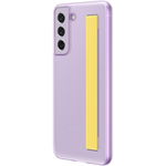 Husa de protectie Samsung Clear Strap Cover pentru Galaxy S21 FE 5G, Lavender, Samsung