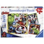 Ravensburger Puzzle 3x49 piese - The Avengers