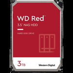 HDD NAS WD Red Plus (3.5'', 3TB, 128MB, 5400 RPM, SATA 6Gbps), Western Digital