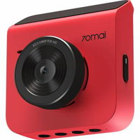 Camera auto DVR Xiaomi 70MAI A400 Rosu, 1440P, IPS 2.0", 3.6MP, Filmare 145°, Night Vision, Monitorizare parcare, Slot memorie, 500mAh