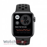 Apple Watch Nike 6, GPS, Cellular, Carcasa Space Gray Aluminium 40mm, Anthracite/Black Nike Sport Band