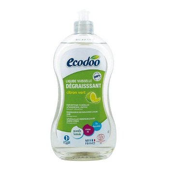 Detergent de vase ultradegresant cu otet si limeta Ecodoo, bio, 500 ml, Ecodoo