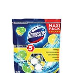 Odorizant toaleta DOMESTOS Power 5 Maxi Pack Lime, 5 x 55g