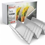 Set de 4 suporturi din Inox pentru taco