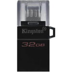 Memorie USB Kingston DataTraveler MicroDuo3 G2, 32GB, USB 3.2 Type-A/Micro, Negru