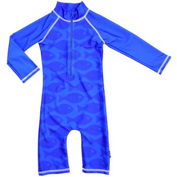 Costum de baie Fish Blue marime 62-68 protectie UV Swimpy