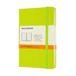 Moleskine Pocket Ruled Hardcover Notebook: Lemon Green